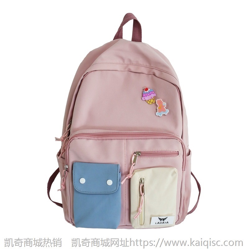 中学生书包女2021新款韩版校园时尚学院双肩包原宿风日系少女背包