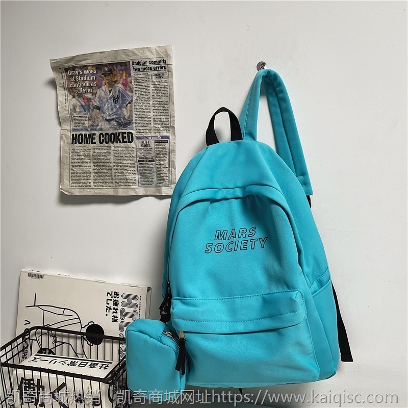 书包女韩版原宿ulzzang高中学生初中生背包森系简约情侣双肩包男