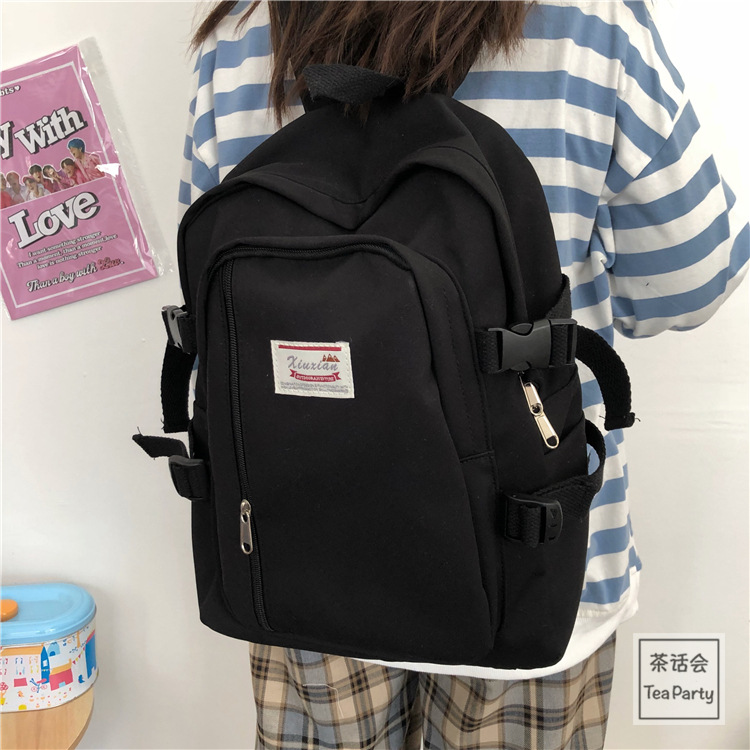 2021女韩版时尚新款大容量ins风可爱少女心高中学生初中生双肩包