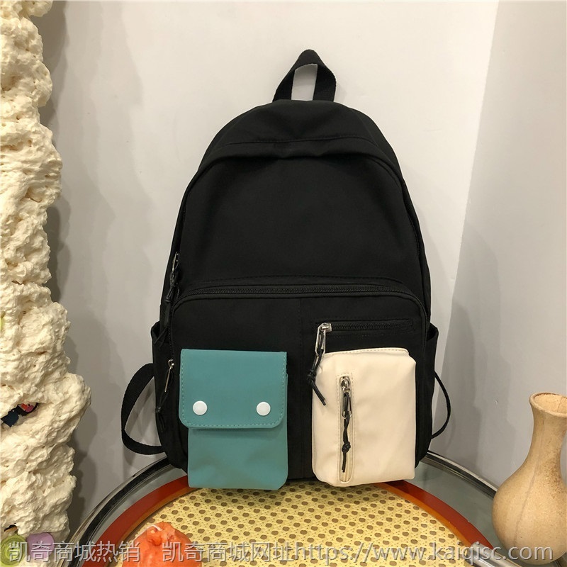 中学生书包女2021新款韩版校园时尚学院双肩包原宿风日系少女背包