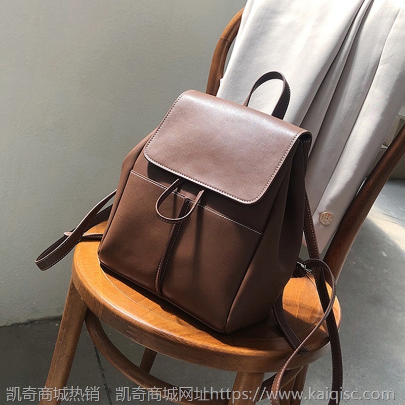 纳兰杜真牛皮双肩包女时尚2021新款书包女大学生大容量背包
