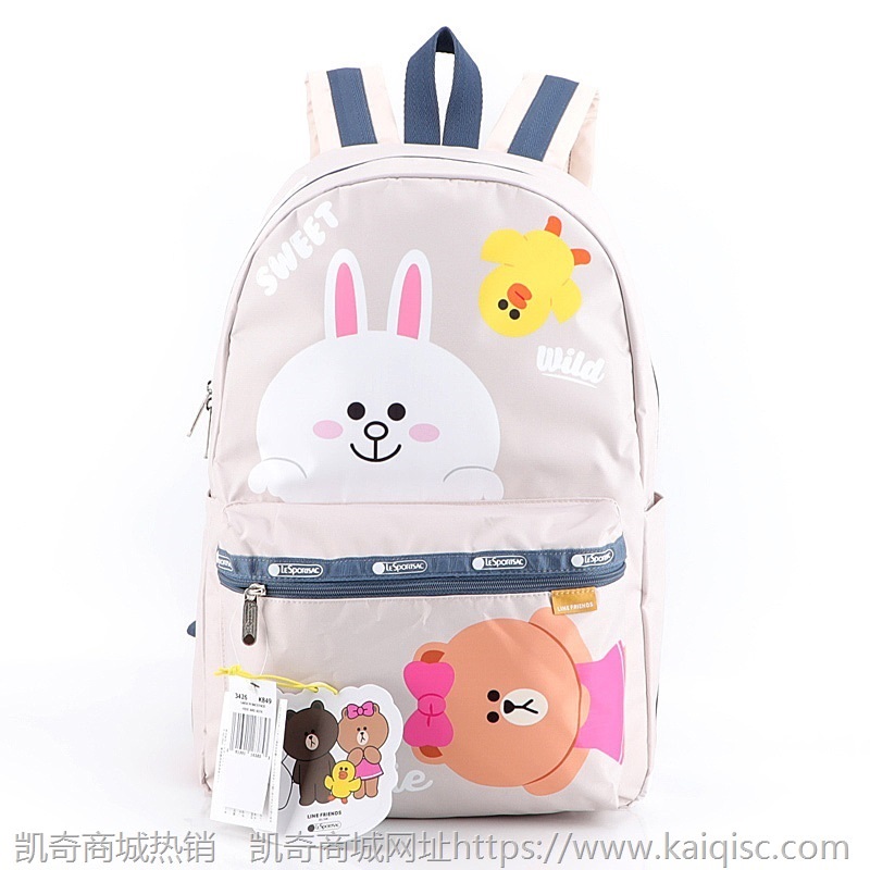 女布包新款卡通女包学生书包旅游双肩背包3426
