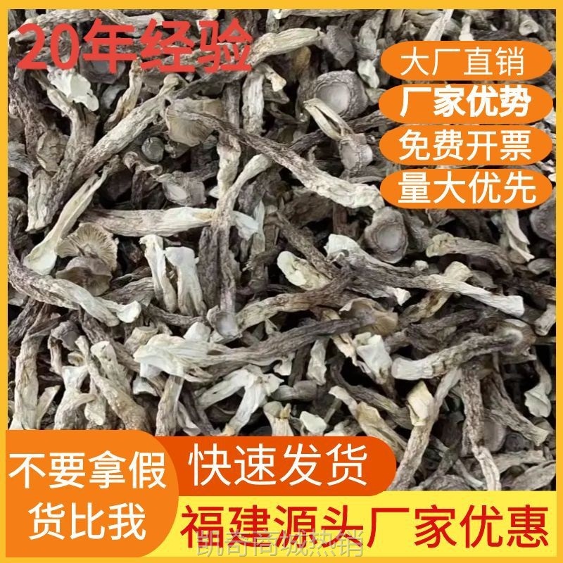厂家直供福建鹿茸菇散装批发 鹿茸菌干货500g 食用菌酒店食材批发