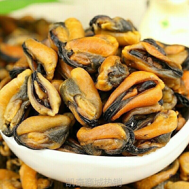 无沙淡菜干海虹干500g青口 牡蛎干 贻贝海鲜干货250克包邮