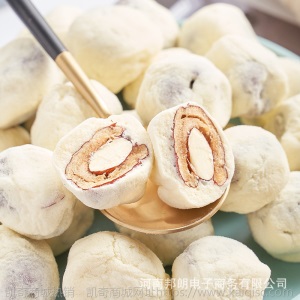 网红奶枣 枣有杏心无核奶芙酪枣 红枣夹巴旦木奶枣小零食厂家供应