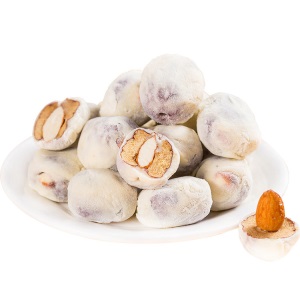 网红奶枣 枣有杏心无核奶芙酪枣 红枣夹巴旦木奶枣小零食厂家供应