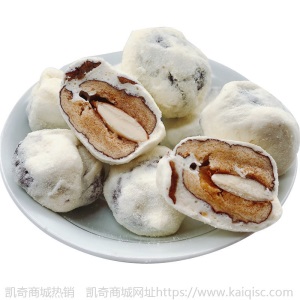 奶枣杏仁奶粉枣夹杏仁奶油杏仁夹心枣新疆枣有杏心炒货零食奶酪枣