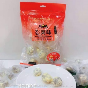 AOA态美味奶枣巴旦木奶枣150g一箱24袋