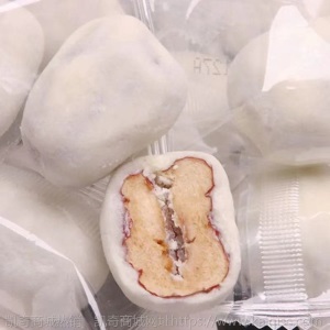 网红奶枣夹杏仁巴旦木抖音零食奶油枣奶酪枣独立包装1斤装