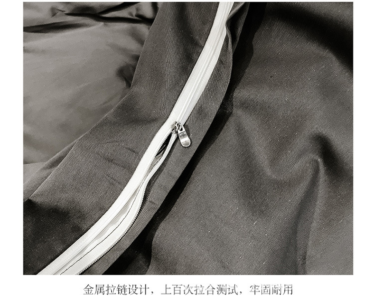 乐加全棉刺绣四件套加大码