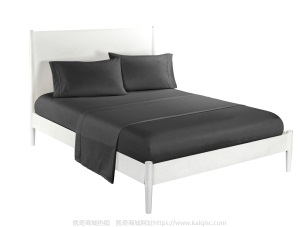 凯奇ebay家纺素色嵌条凯奇四件套 床品bed sheet set