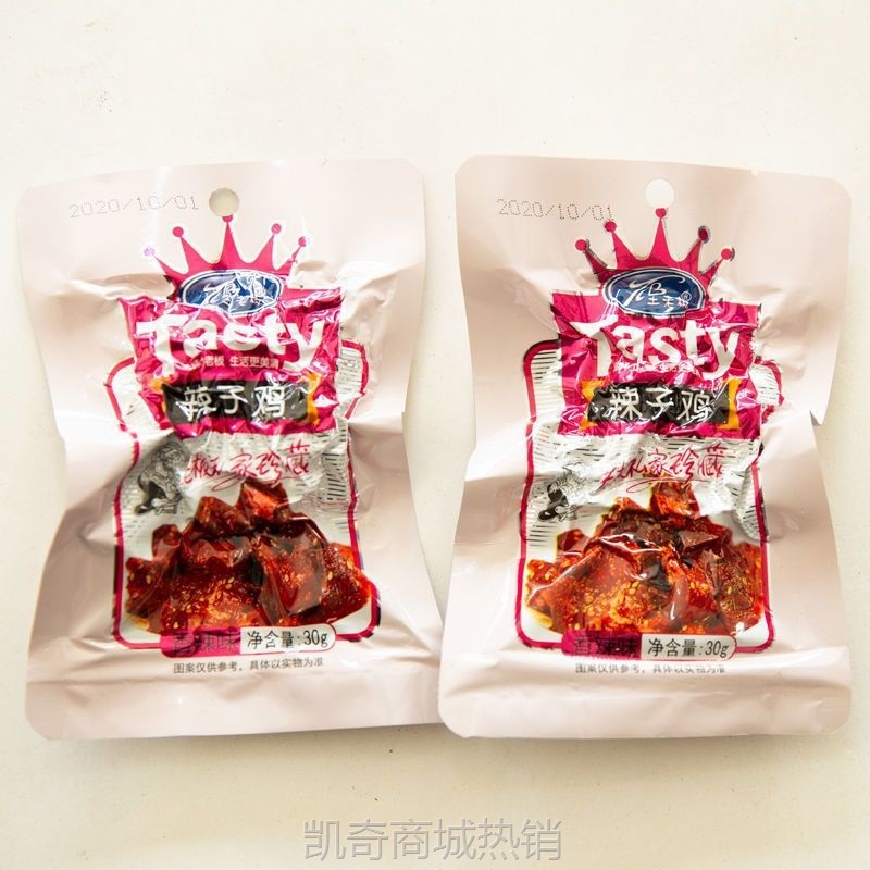 土老板辣子鸡10包-20可选香辣糖醋味网红零食小吃批批发