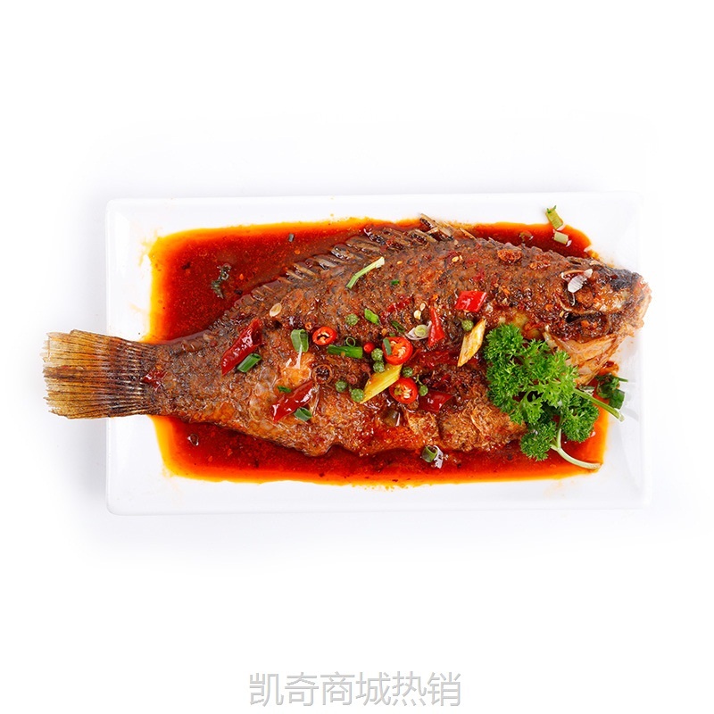 现货批发预制菜麻辣烤鱼多种口味罗非鱼家用烤鱼量大从优