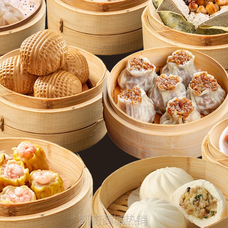 工厂批发广式早茶点心糯米鸡凤爪叉烧包子早餐食品面包半成品食材