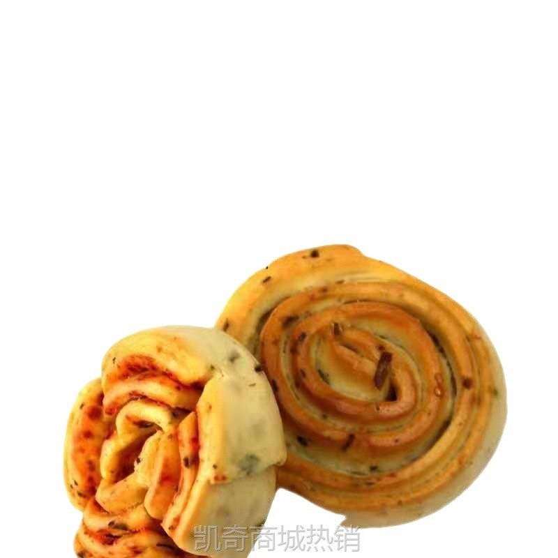 烤花馍陕西产非油炸烤馍块网红零食小吃手工传统糕点小花卷馍片