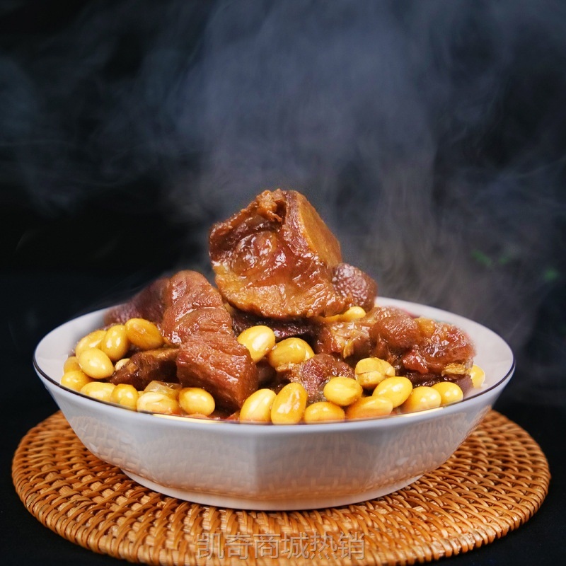 §猪脚饭料理包猪蹄焖黄豆小碗菜盖浇预制菜加热即食快餐外卖成品