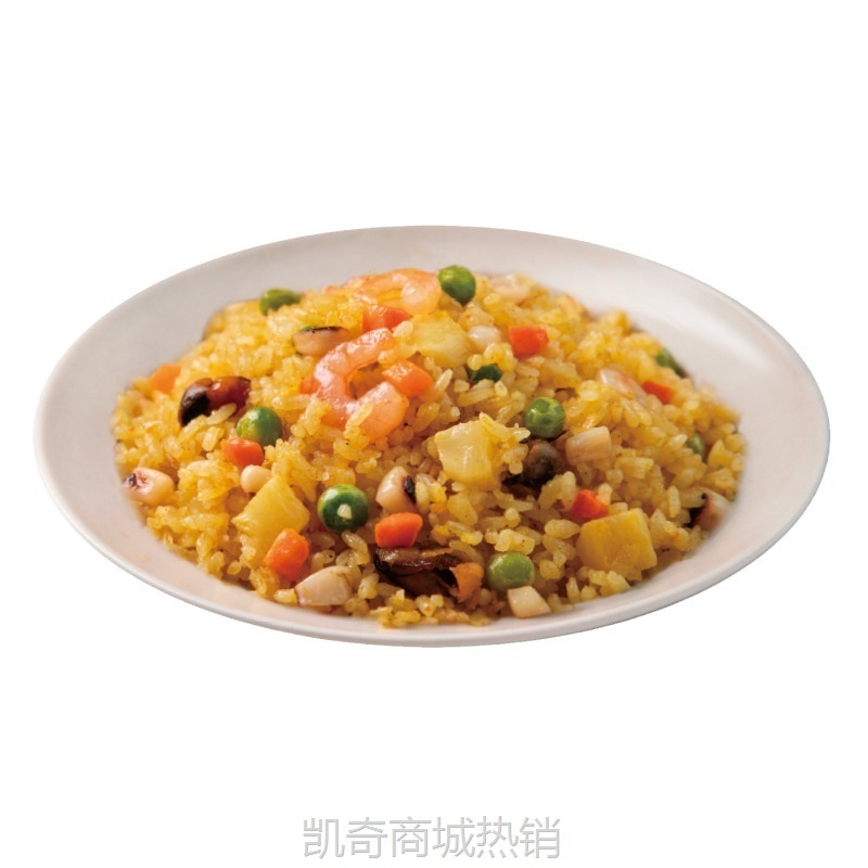 聚口福扬州炒饭牛肉海鲜鳗鱼微波加热即食蛋炒饭速食半成品预制菜