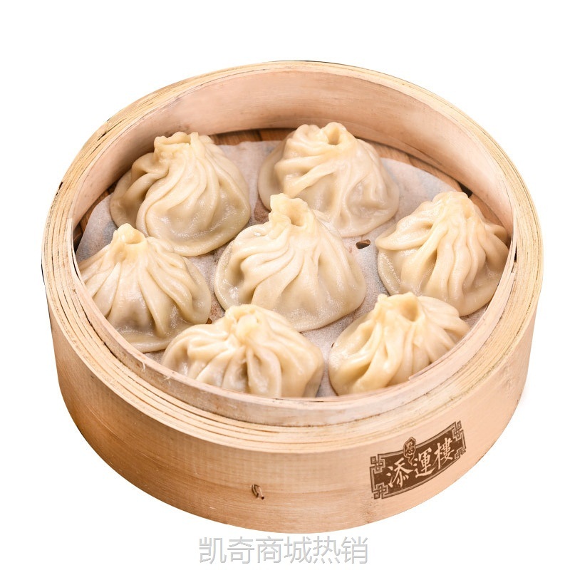 添运楼灌汤小笼包广式早茶点心上海包子小吃灌汤包鲜肉汤包早餐