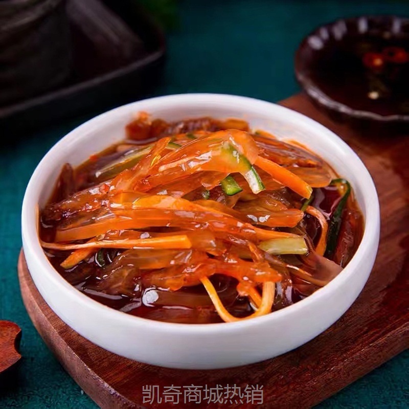 喜乐海5斤海蜇头桶装即食海蜇头盐渍海哲头即食无沙预制菜整箱