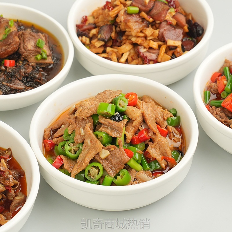 新货快餐/外卖店速食半成品菜预制菜快餐菜包小炒肉餐饮170g专用