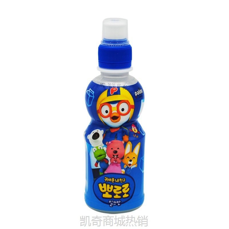 韩国  啵乐乐 热带水果草莓蓝莓儿童饮料235ml*24瓶多种