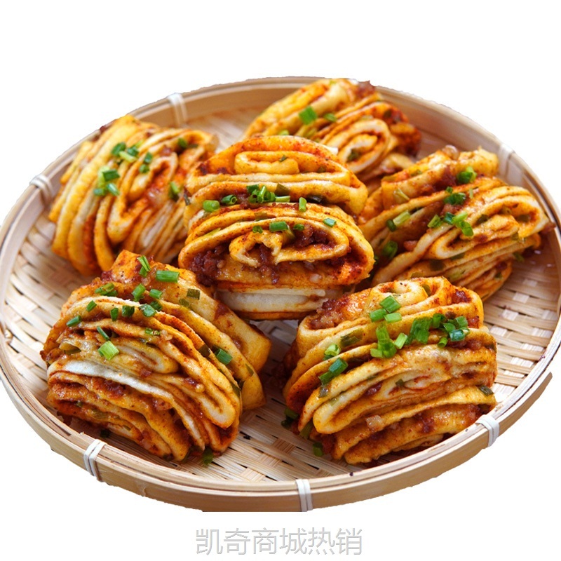 肉花卷馒头香辣葱香早餐半成品面点包子懒人加热即食点心