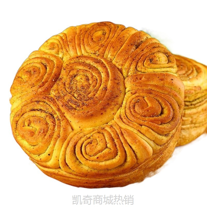 陇禾源特色烤花馍青海甘肃烤馍花卷馍面包早餐美食零食糕点个装