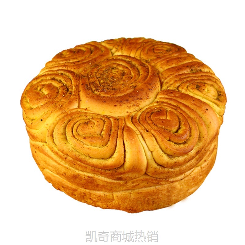 特色烤花馍青海甘肃烤馍花卷馍面包早餐美食零食糕点1个装
