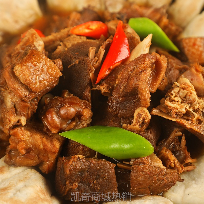 地锅雪鹅火锅餐饮酒店预制菜半成品特色铁锅炖鹅大排档夜宵特色菜