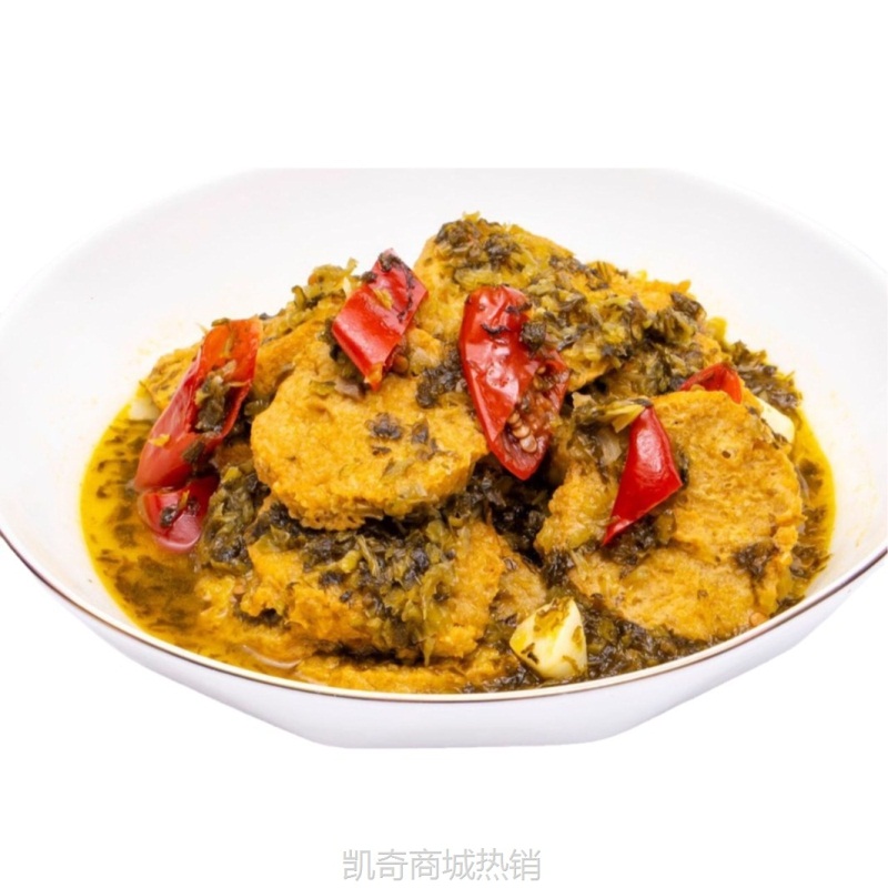 宏迈雪菜素鸡特色下饭菜小炒酒店素食半成品菜预制菜批发速食菜品