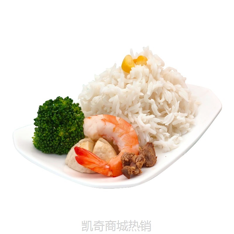 糖友代餐主食白芸豆冲泡米轻食预制菜预制米饭自热米饭自嗨锅厂家