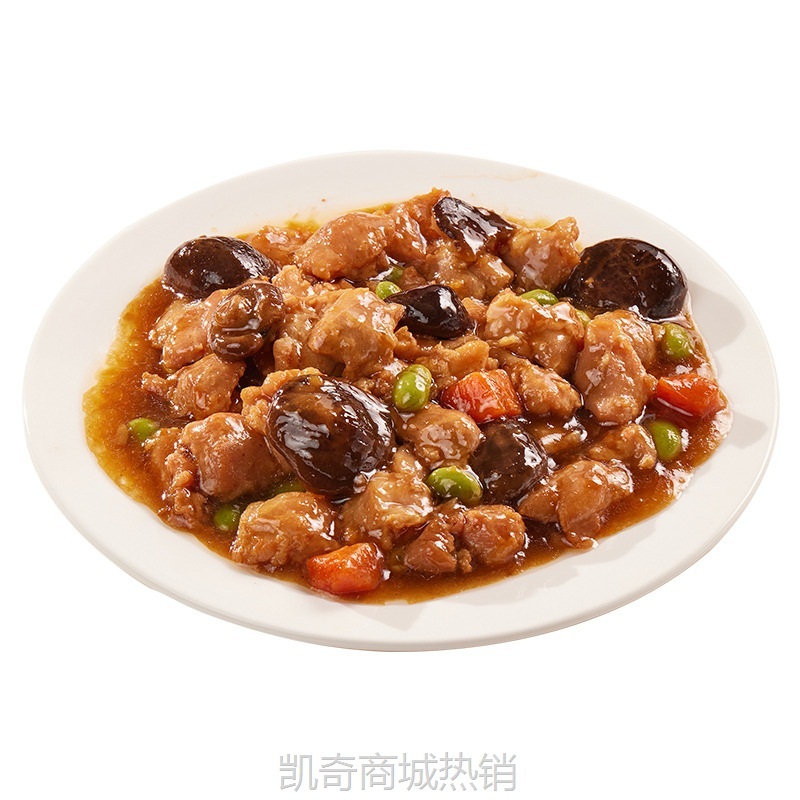 香菇滑鸡预制菜半成品加热即食酒店外卖商用批发料理包工厂直销