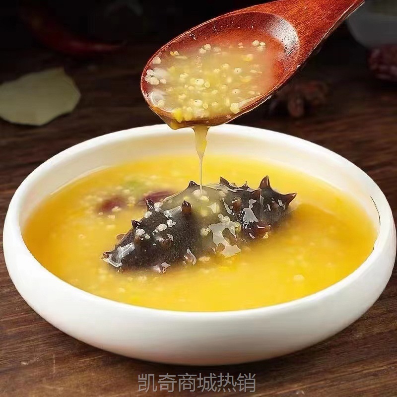 明品小米海参粥小米辽参加热即食鲍汁鲍鱼冷链发货餐饮批发预制菜