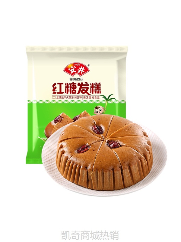 安井红糖发糕早餐半成品酒店红枣糕传统纯手工糕点速冻面特色馒头