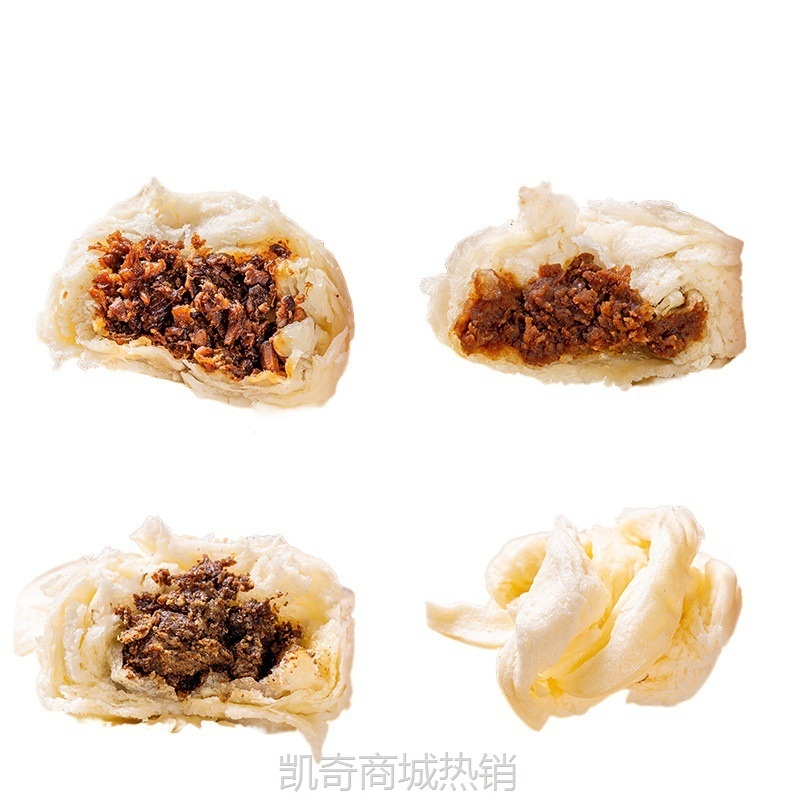 滇西小哥云南破酥包子香菇肉丁苏子玫瑰豆沙包馒头花卷面食早餐