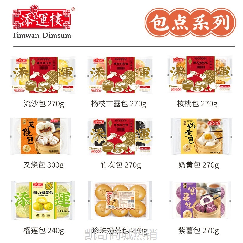 添运楼灌汤小笼包广式早茶点心上海包子小吃灌汤包鲜肉汤包早餐