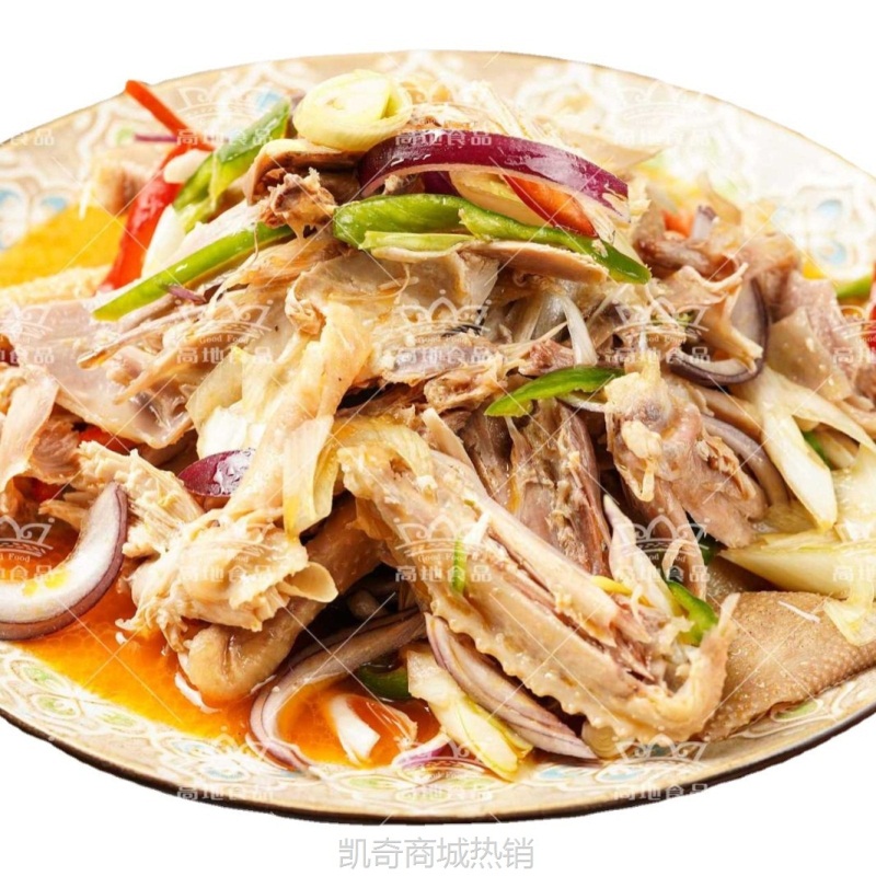 新疆椒麻鸡商用批发半成品鸡胸肉预制菜商用网红熟食快餐/外卖店