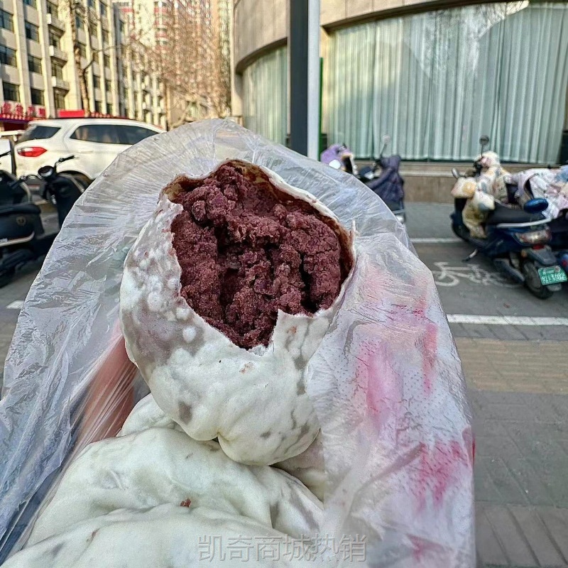 aw薄皮豆沙包纸皮红豆沙馒头老式手工红豆馅包子枣泥饼皮薄馅多馍