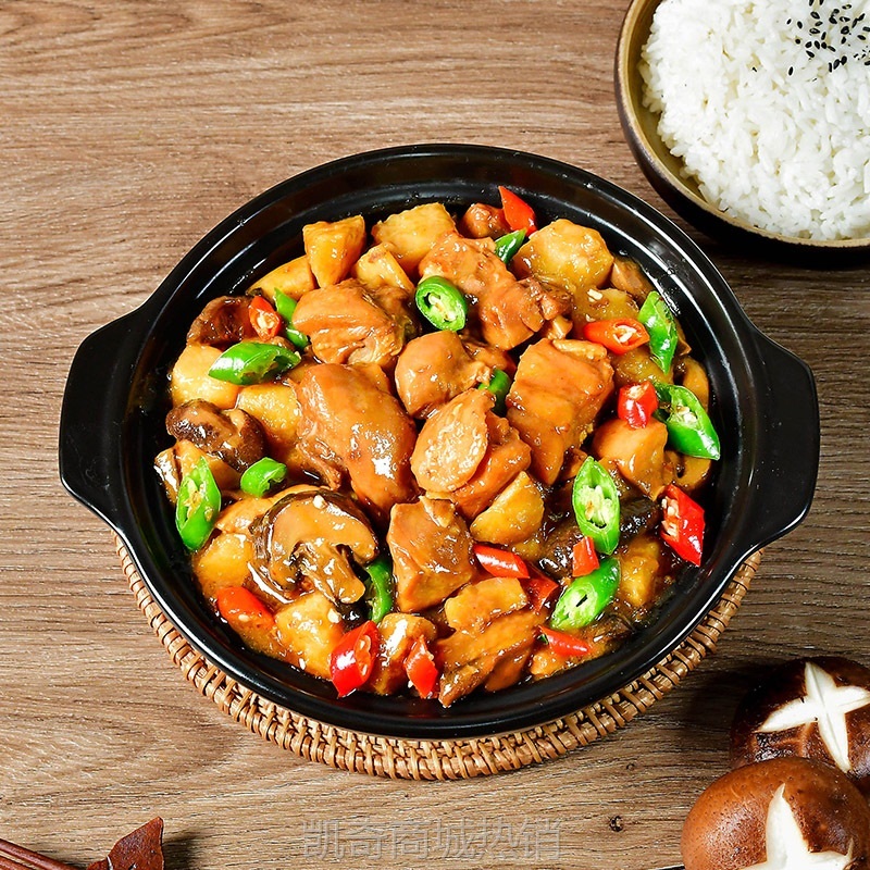 粮农黄焖鸡米饭料理包外卖商用速食快餐盖浇饭半成品预制菜家常菜