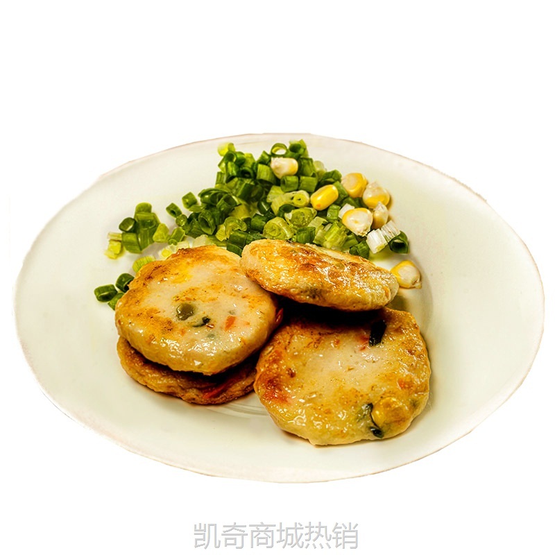 特色低脂膳食鱼饼冷冻料理包食材加热即食半成品菜肴预制菜批发