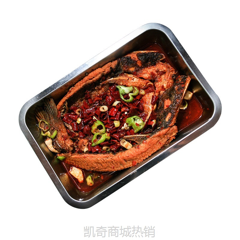 洪湖渔家香辣烤鱼快餐商用鮰鱼800g冻货海鲜批发半成品预制菜