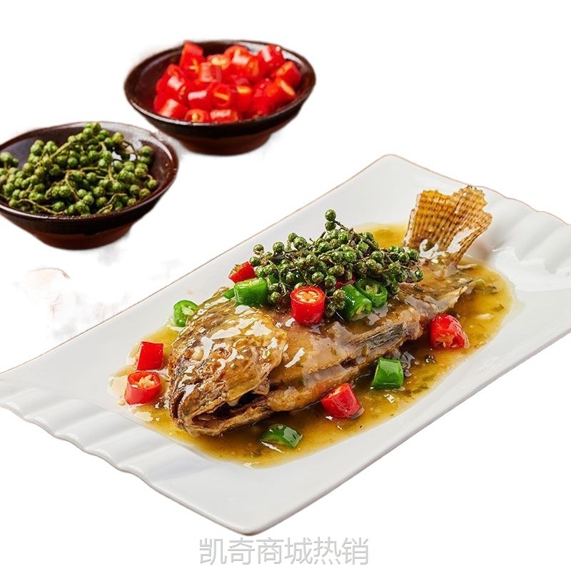 谷言预制菜藤椒烤鱼250g 冷冻生鲜菜肴食品 方便速食加热即食