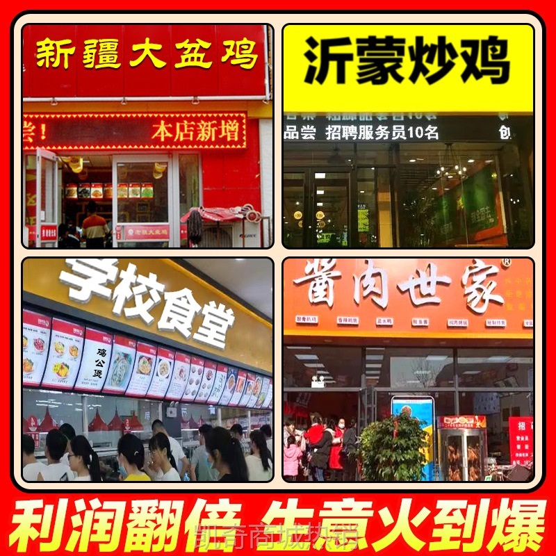 大厨四宝炒鸡酱大盘鸡临沂炒鸡黄焖鸡公煲红烧鸡块酱料提鲜香商用