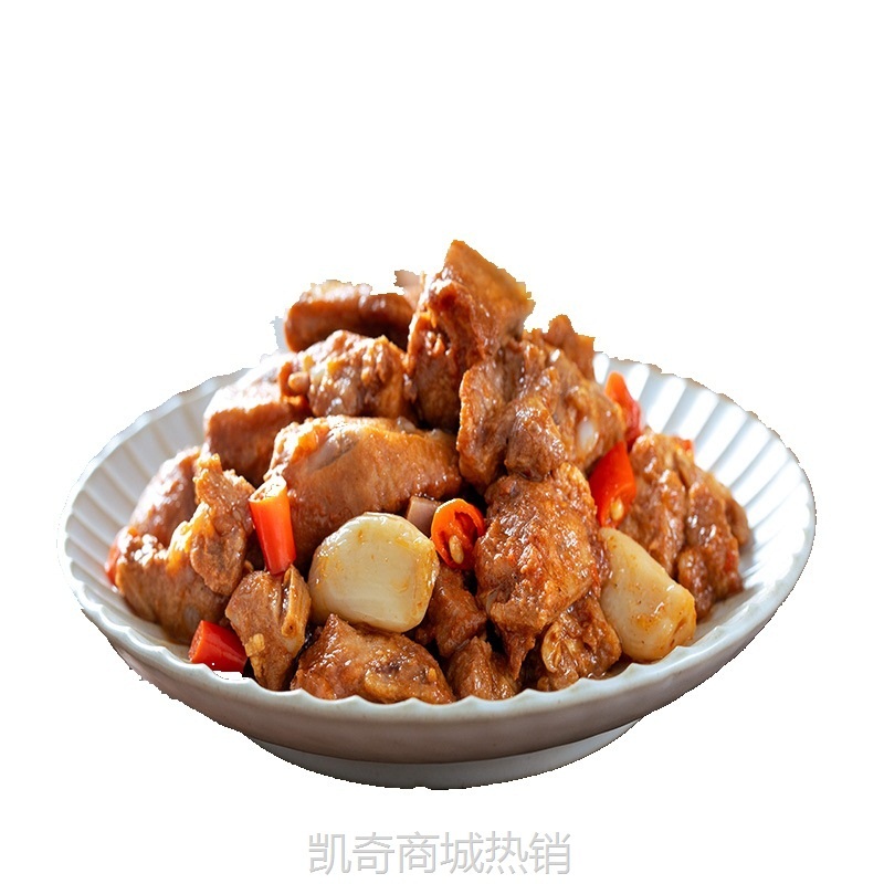 净丫菜鲜椒仔排*60包料理包盖浇饭商用外卖预制菜批发半成品菜