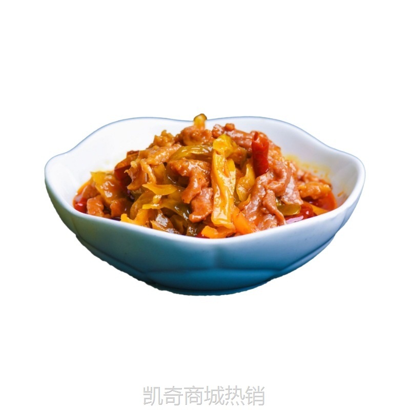 【♥凯奇美食供应链♥】榨菜肉丝正宗川菜商用快餐菜包预制菜小碗菜料理包
