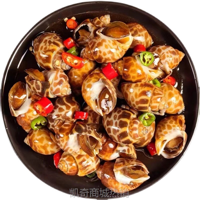 【♥凯奇美食供应链♥】ht香辣花螺500g海鲜生鲜预制菜冷冻半成品商用批发加热即食网红小
