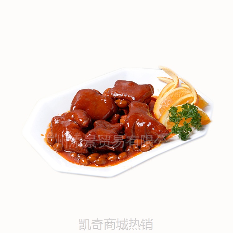 【♥凯奇美食供应链♥】花生卤猪脚220g伍氏料理包盖浇饭 快餐半成品 速冻食品预制菜批发