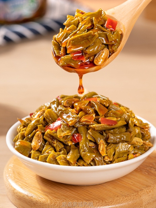 【♥凯奇美食供应链♥】吉香居榨菜泡菜350g大瓶装脆爽口开味香辣酸菜菜芯三丝豇豆下饭菜