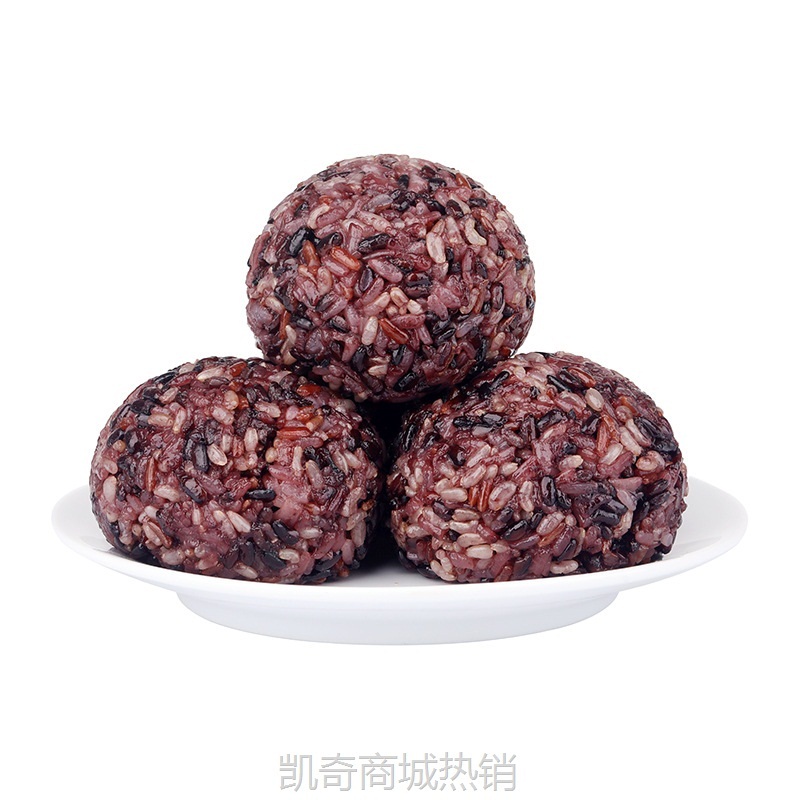 【♥凯奇美食供应链♥】绿兜100g每袋即食七色糙米饭饱腹免煮学生上班族健康方便碳水