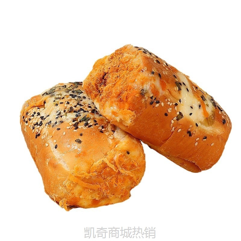 【♥凯奇美食供应链♥】香葱卷肉松味面包早餐蛋糕代餐西式蛋糕点网红零食批发休闲食品